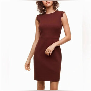 Babaton Etienne red burgundy dress size 4